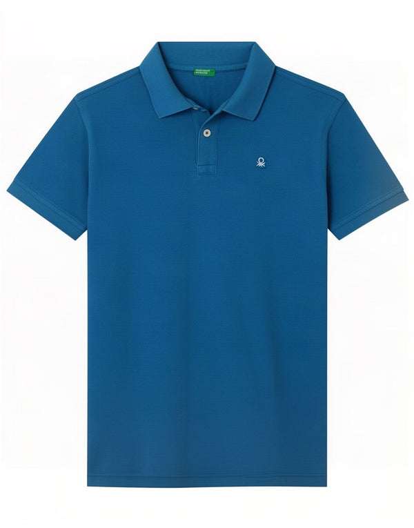 Benetton polo majica za dječake 13-14 godina 3XL plavi pamuk