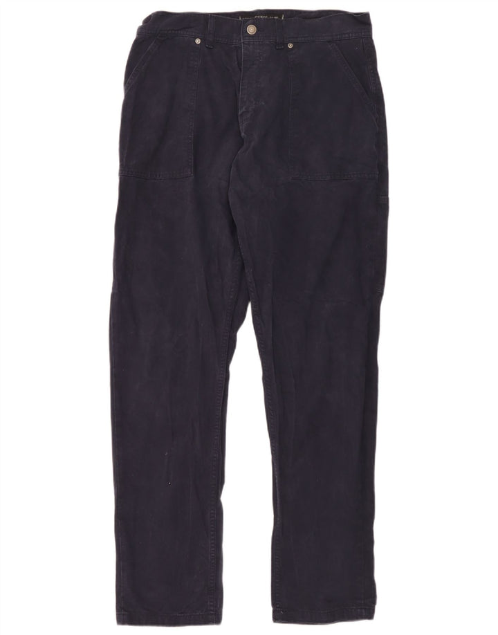 Guess muške ravne kargo hlače W32 L32 tamnoplave