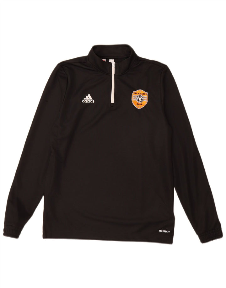 Adidas Top trenirka za dječake Aeroready Zip Neck Pullover 13-14 Years Black