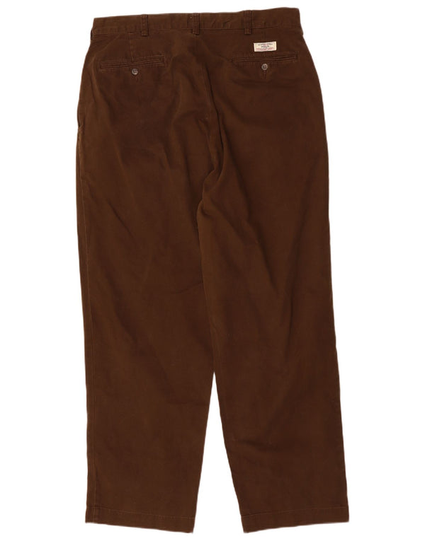 Polo Ralph Lauren Mens Tapered Chino Trousers W36 L30 Brown Cotton