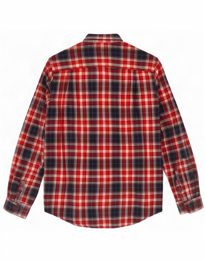 Superdry muška flanelska košulja XL crveni karirani pamuk