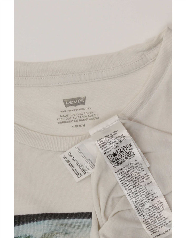 Levi's muška majica kratkih rukava s grafičkim motivima, mali bijeli pamuk