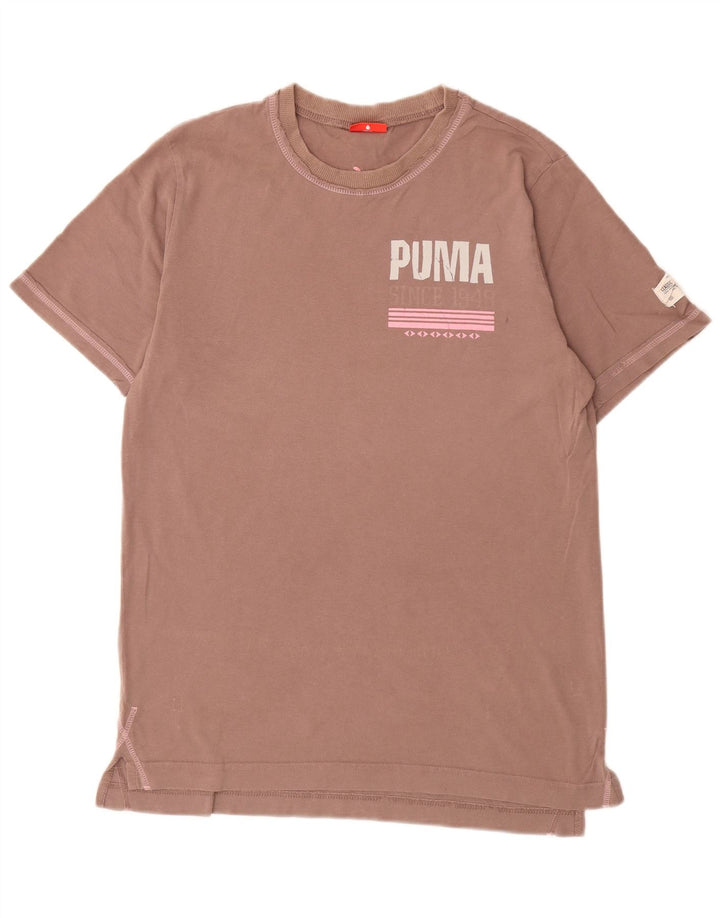 Puma ženska majica kratkih rukava s grafičkim motivima UK 14 srednje smeđa
