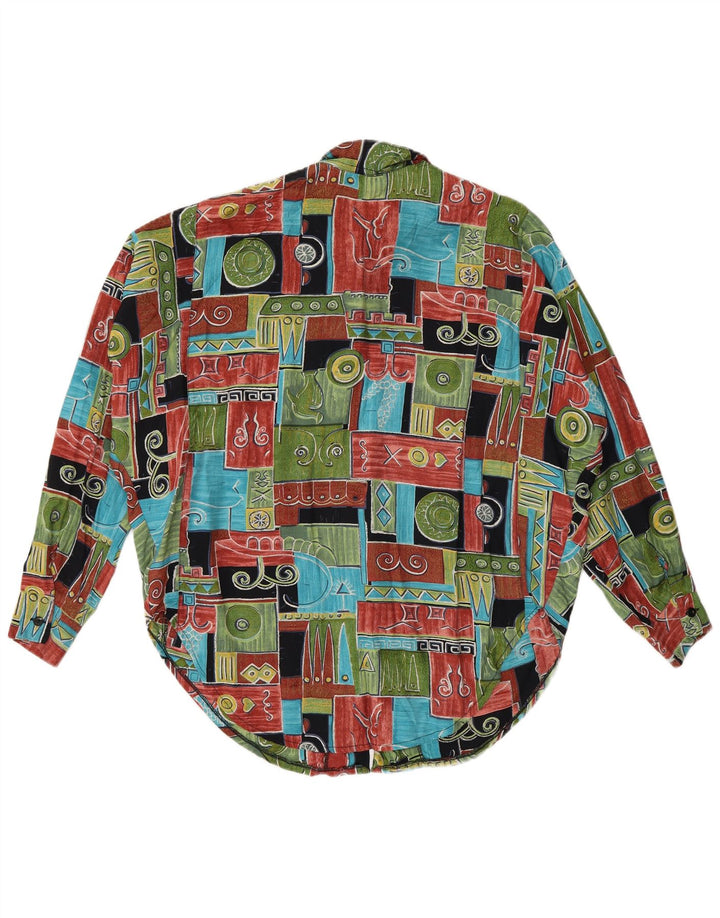 Vintage ženska košulja bluza UK 20 2XL Raznobojni patchwork