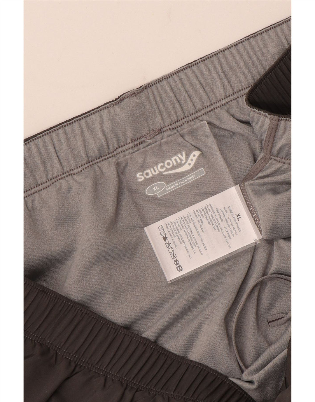 Saucony muške sportske kratke hlače XL sivi poliester