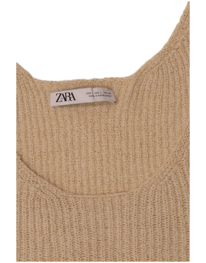 Zara ženski prsluk UK 14 Large Beige
