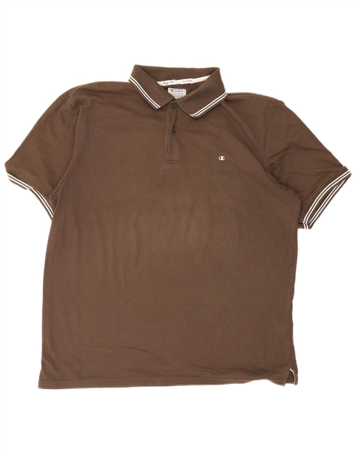 Champion muška polo majica Easy Fit 3XL smeđa