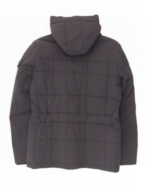 Woolrich muška podstavljena jakna s kapuljačom UK 40 Large tamnoplavi najlon
