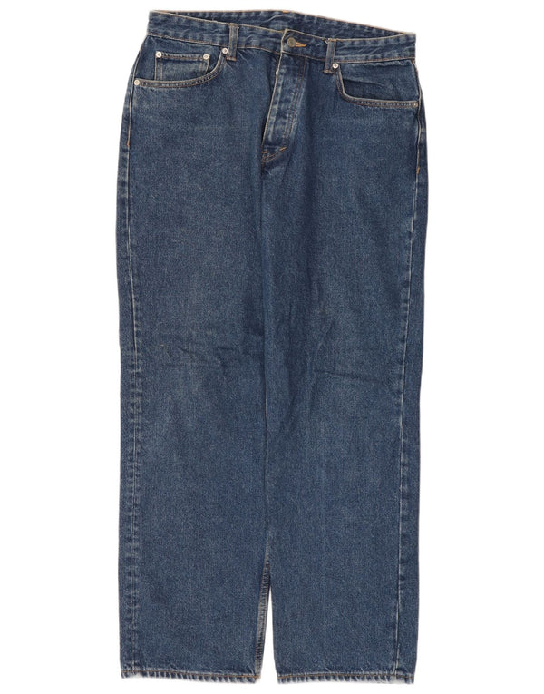 Zara muške ravne traperice EU 42 Large W32 L30 Plave