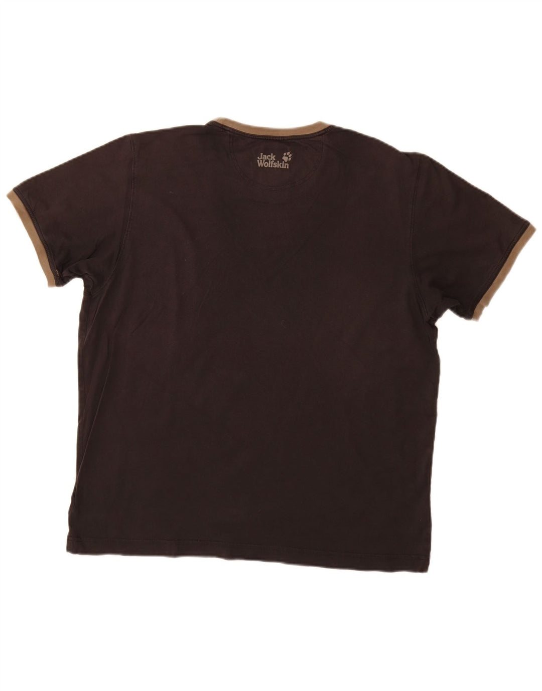 JACK WOLFSKIN Muška majica kratkih rukava s grafičkim motivima UK 44 XL crni pamuk