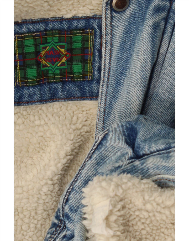 MASH muška Sherpa traper jakna UK 42 XL plavi pamuk