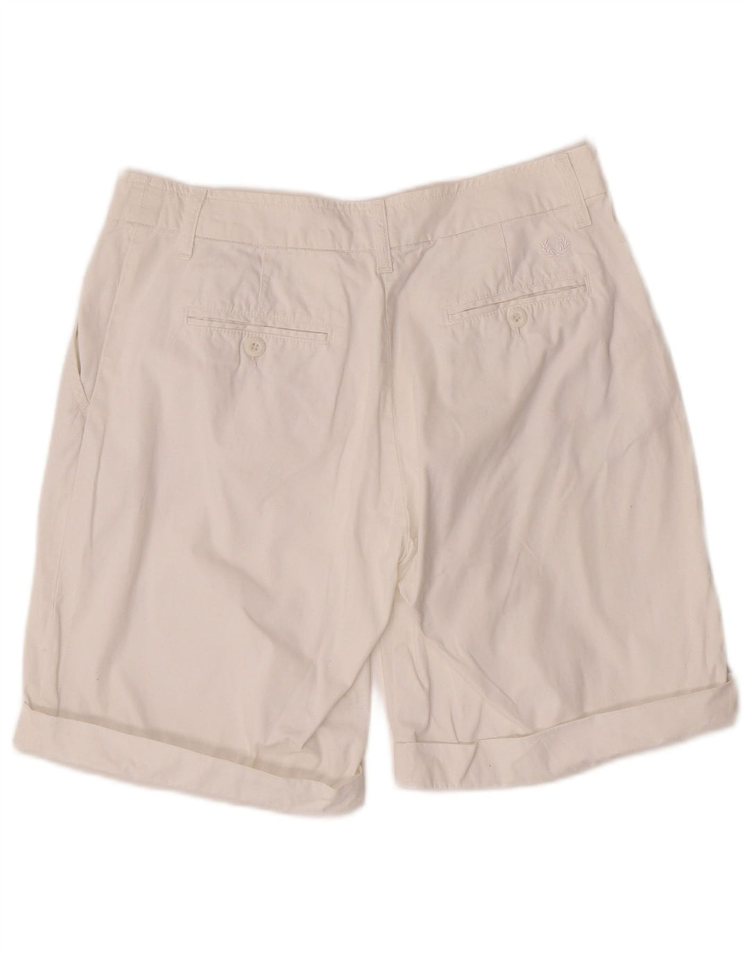 Fred Perry ženske kratke chino hlače IT 44 srednje W30 bijeli pamuk
