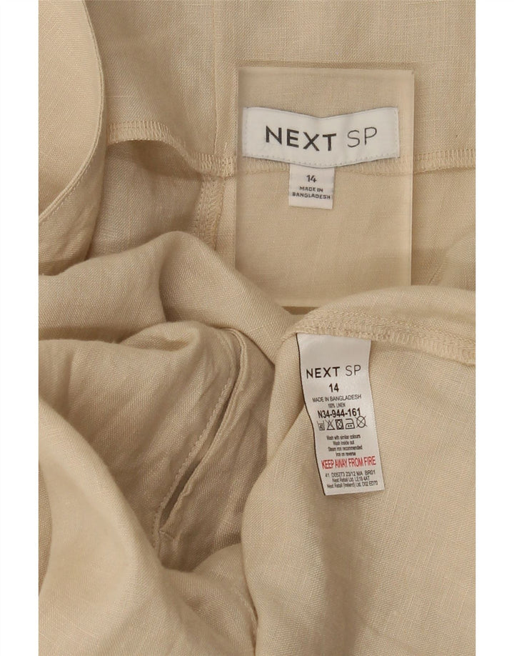 Sljedeća ženska haljina bez rukava UK 14 Large Beige Lan