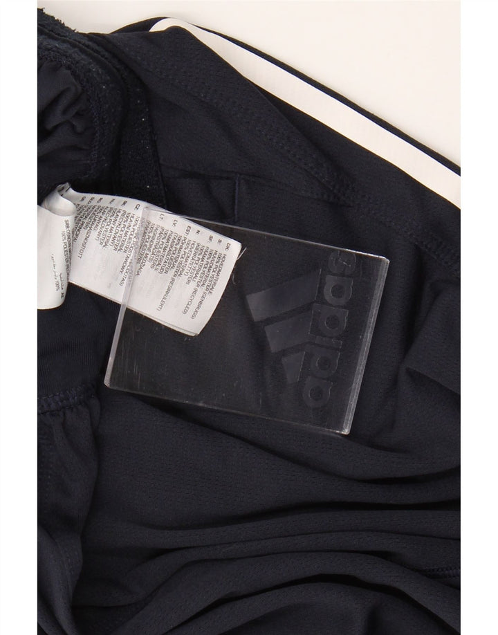 Sportske kratke hlače Adidas za dječake 7-8 godina tamnoplavi poliester