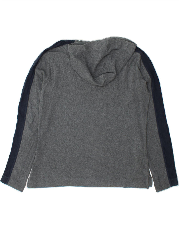 NIKE Womens Hoodie Jumper UK 14 Medium Grey Cotton Vintage Nike and Second-Hand Nike from Messina Hembry 