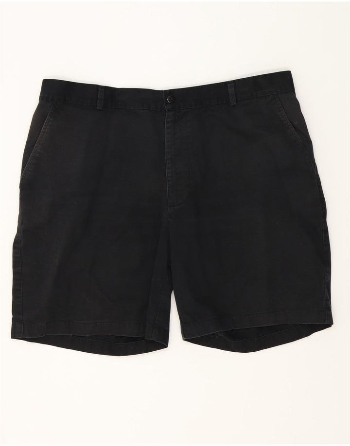 IZOD Muške Chino kratke hlače W36 Veliki crni pamuk