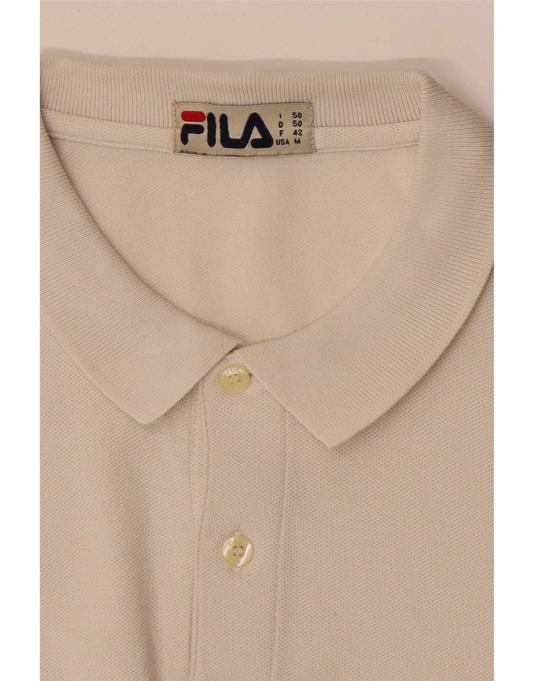 Fila muška polo majica srednje bijele boje