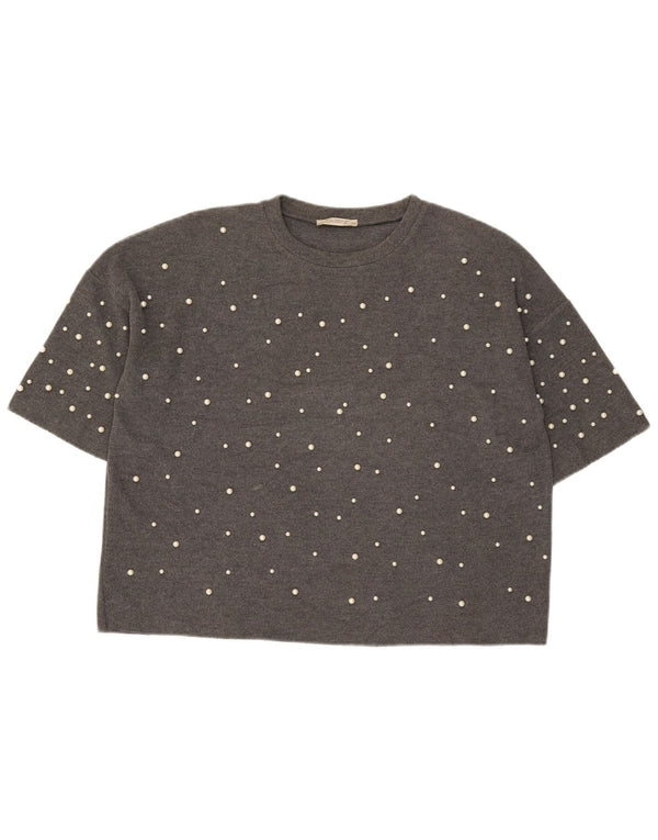 Zara ženska majica kratkih rukava Trafaluc UK 10 Small Grey