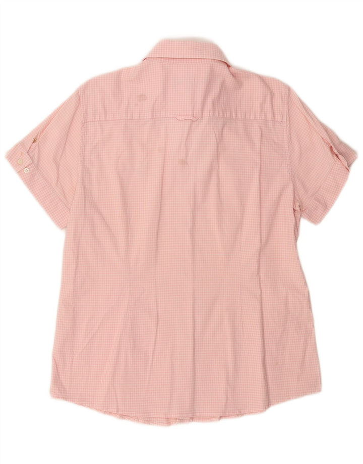 GANT ženska majica kratkih rukava UK 20 Large Pink Gingham