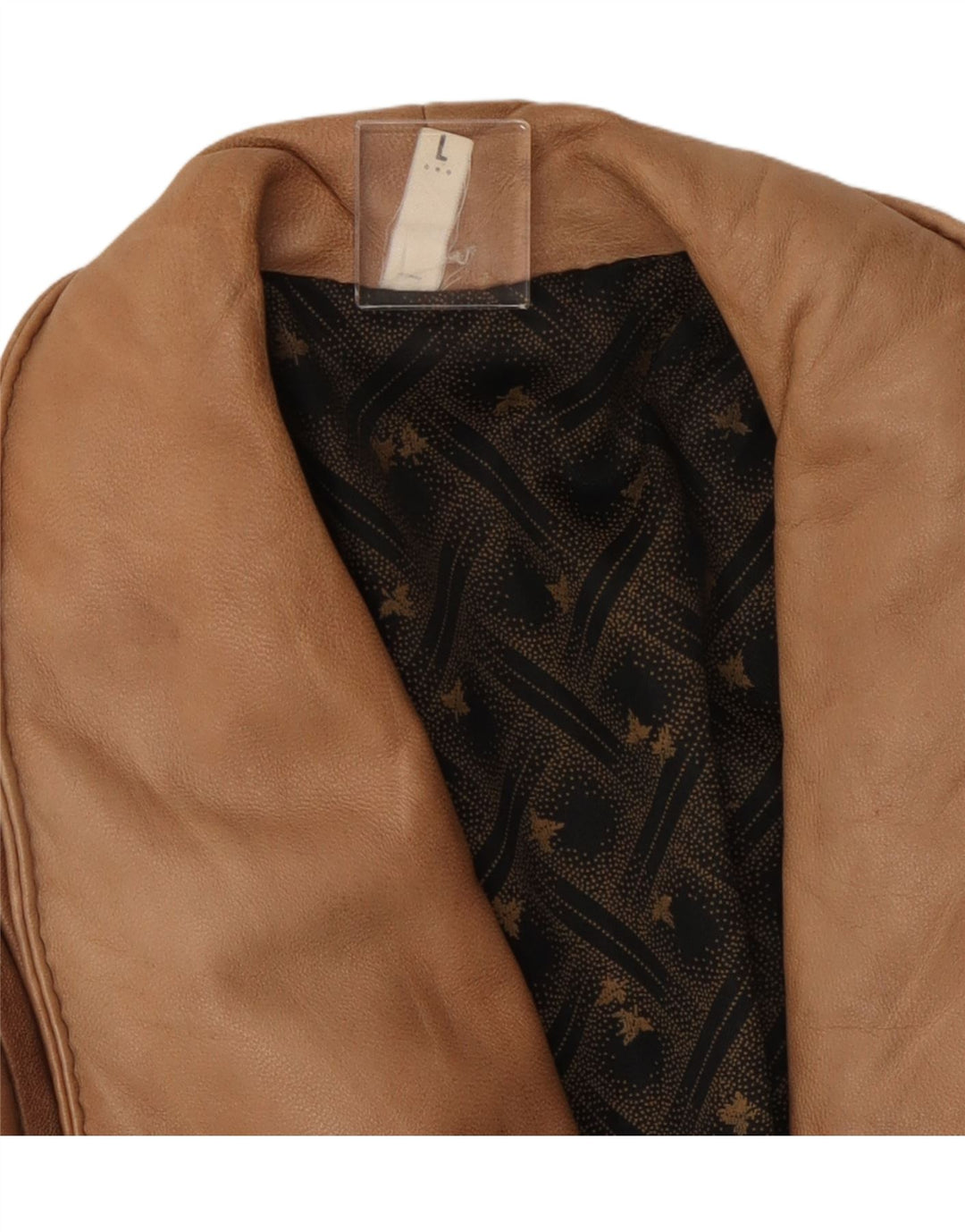 VINTAGE ženska kožna jakna UK 14 velika bež