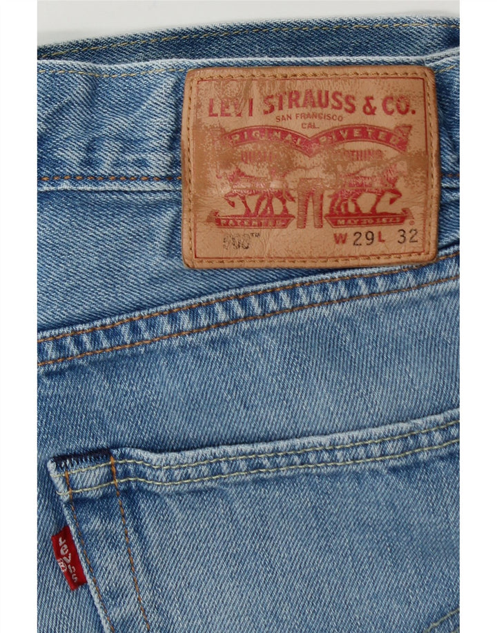 LEVI'S Mens 508 Regular Tapered Jeans W29 L30 Plava
