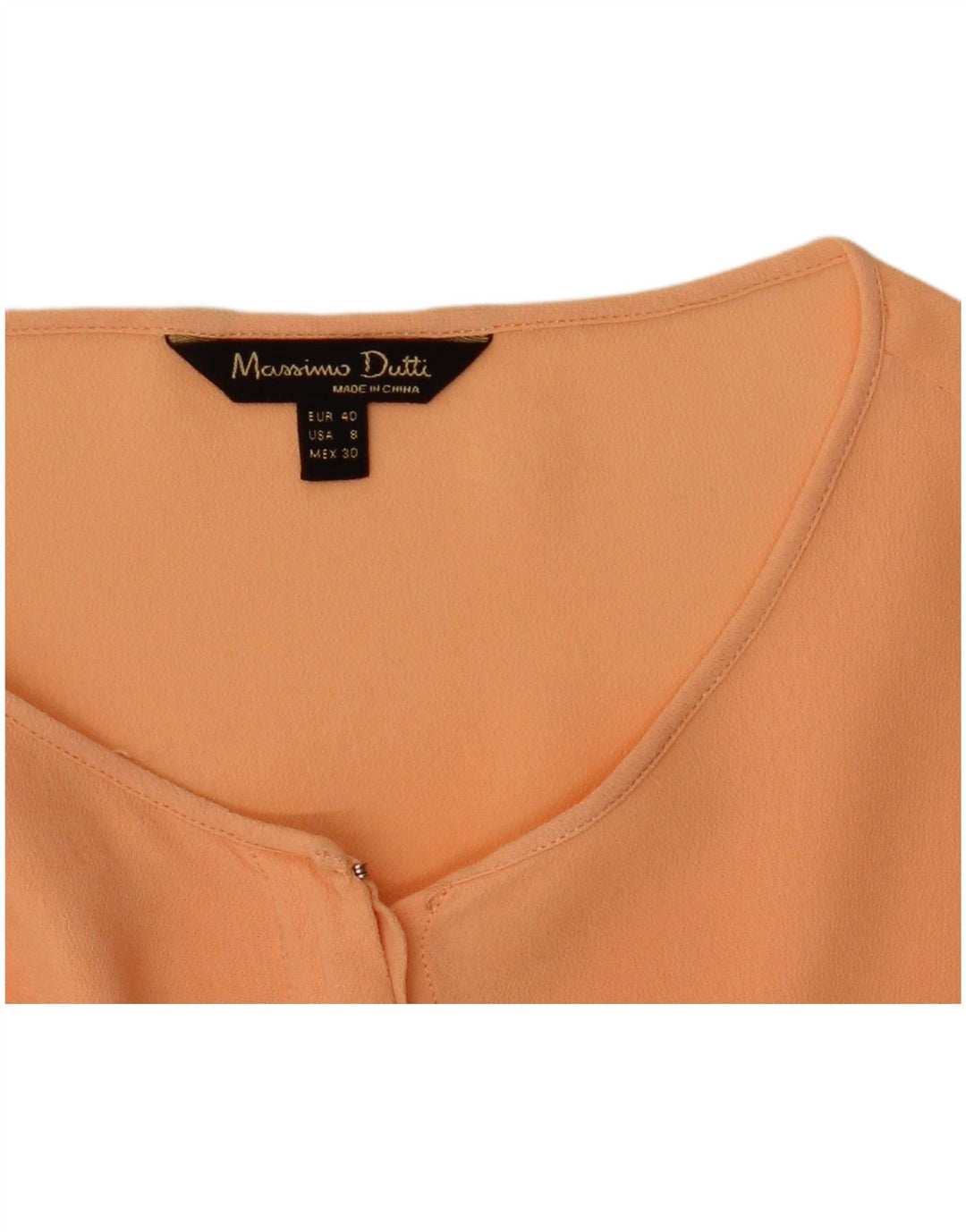 Ženska prozirna košulja Massimo Dutti EU 40 srednje narančasta