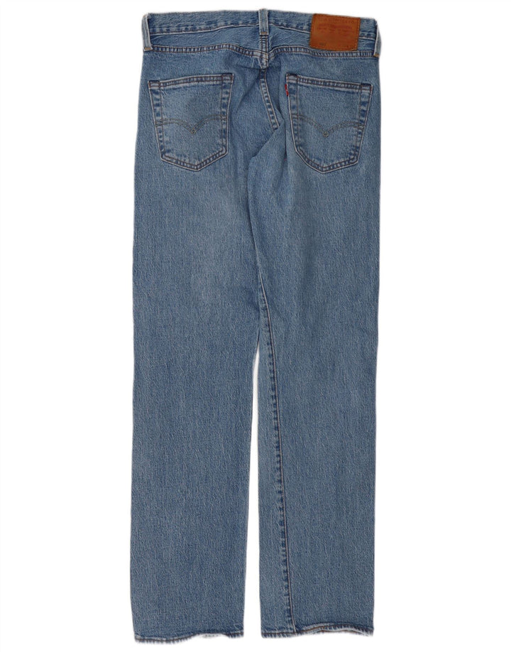 Levi's muške 501 ravne traperice W30 L32 plavi pamuk