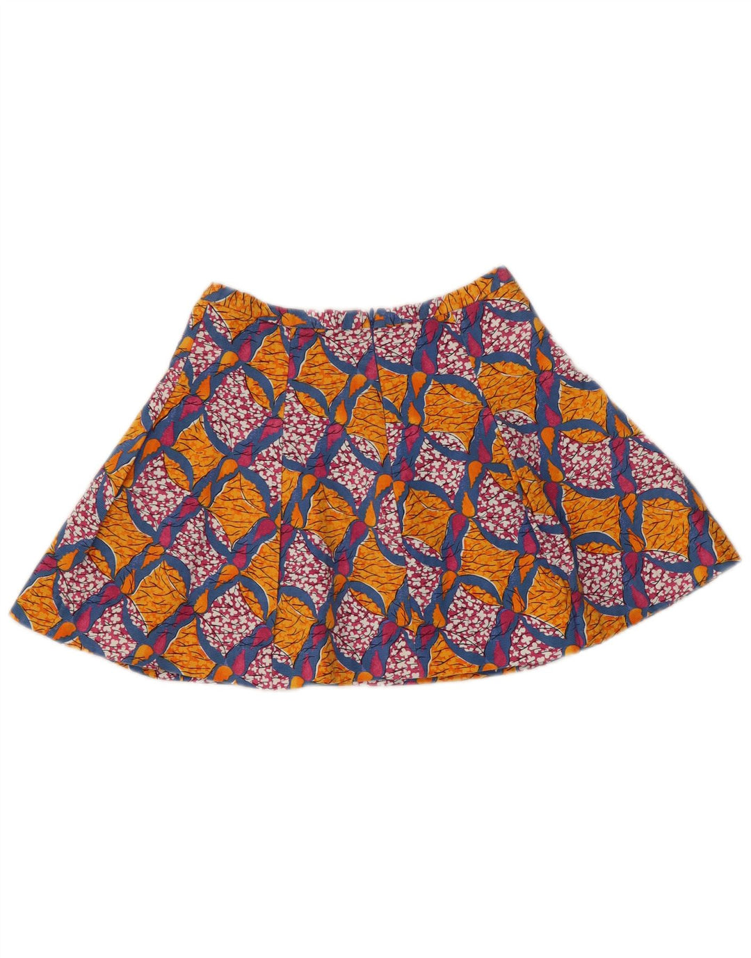 ZARA Womens Abstract Pattern Midi Skirt Small W26 Multicoloured
