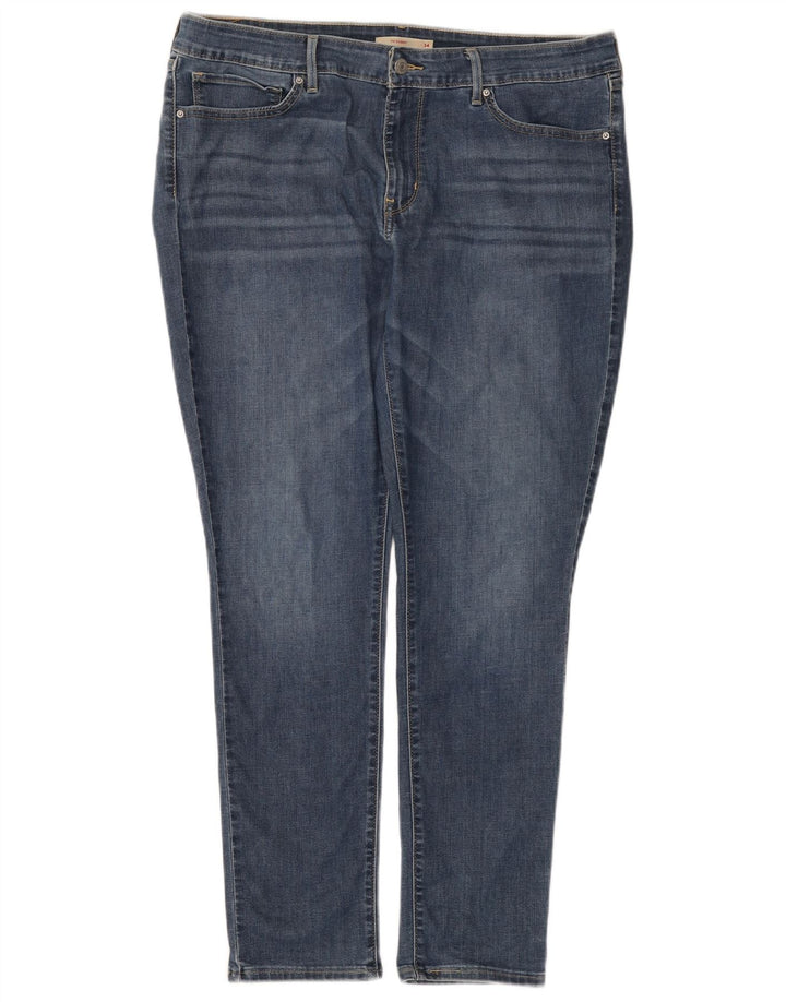Levi's ženske 711 uske traperice W34 L30 plave