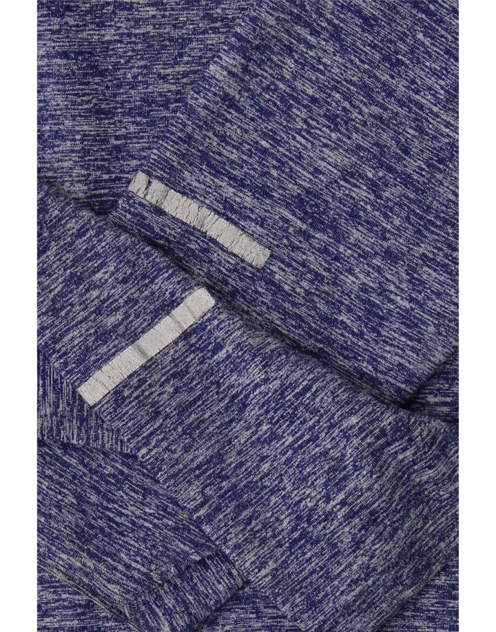 Nike Dri Fit majica s izrezom s patentnim zatvaračem Gornji dio trenirke male ljubičaste boje