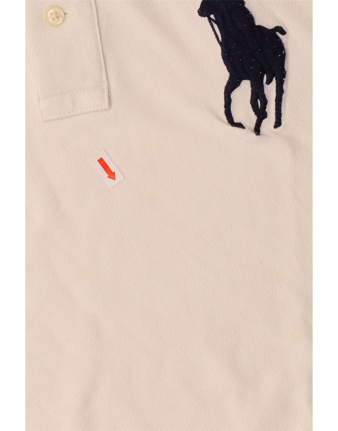 POLO RALPH LAUREN Velika polo majica za dječake 14-15 godina, bijeli pamuk