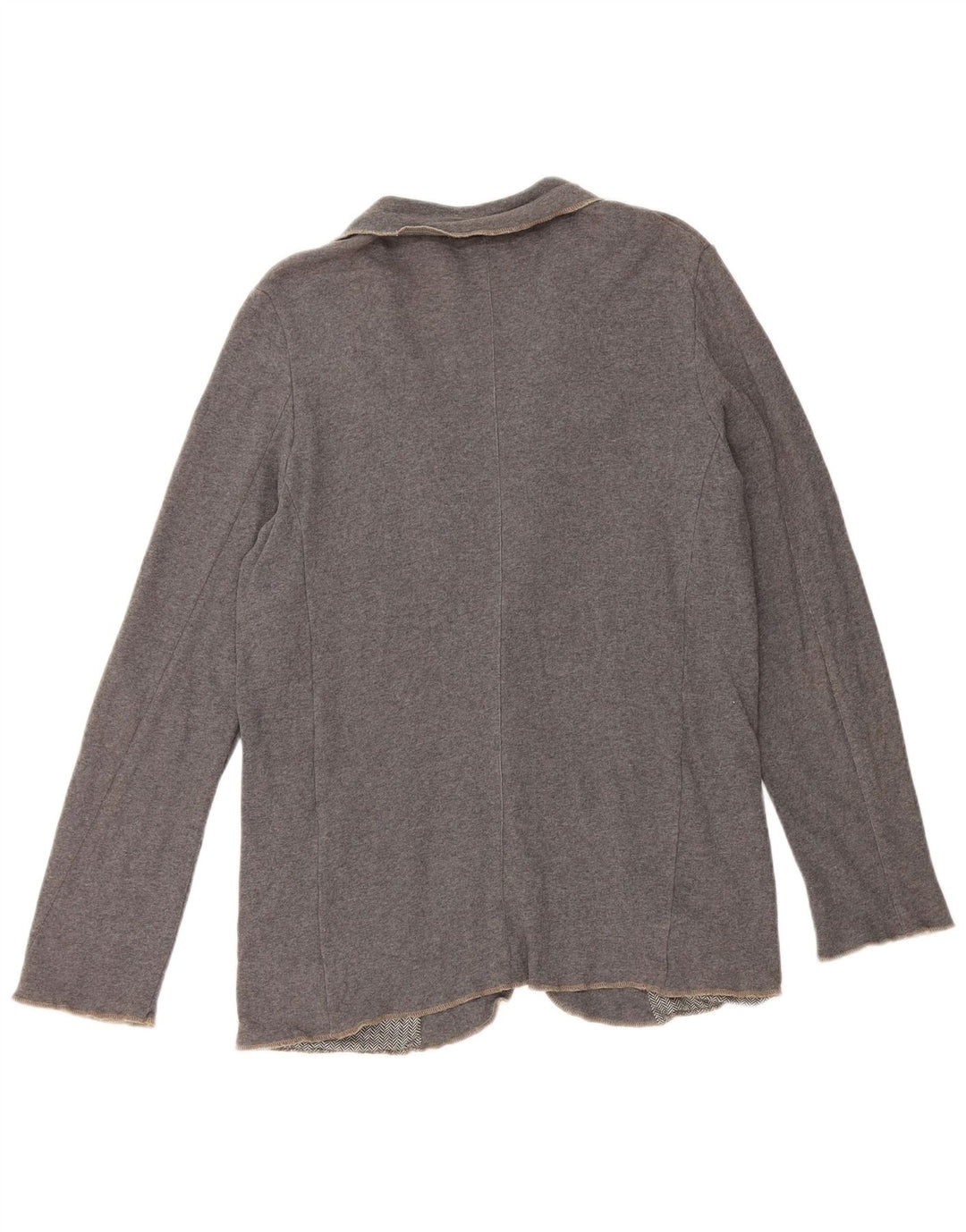 ZARA Mens Cardigan Sweater XL Grey Viscose