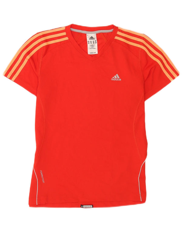 Adidas ženska majica kratkih rukava UK 14 Medium Red Sports od poliestera