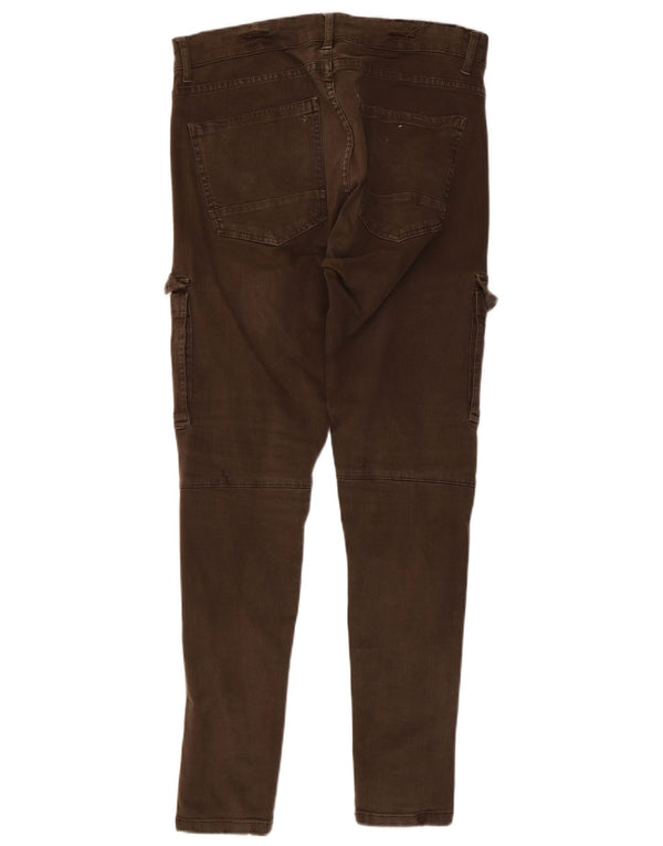 Zara muške uske kargo hlače EU 44 Large W34 L29 Kaki