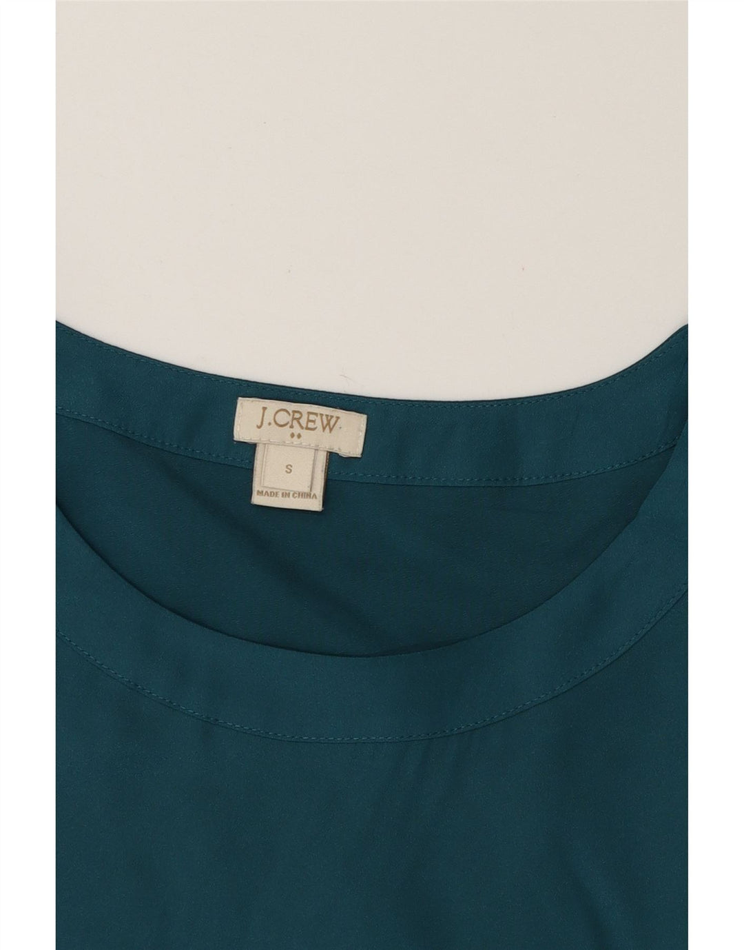 J. CREW Womens Sleeveless Blouse Top UK 10 Small Blue Polyester Vintage J. Crew and Second-Hand J. Crew from Messina Hembry 