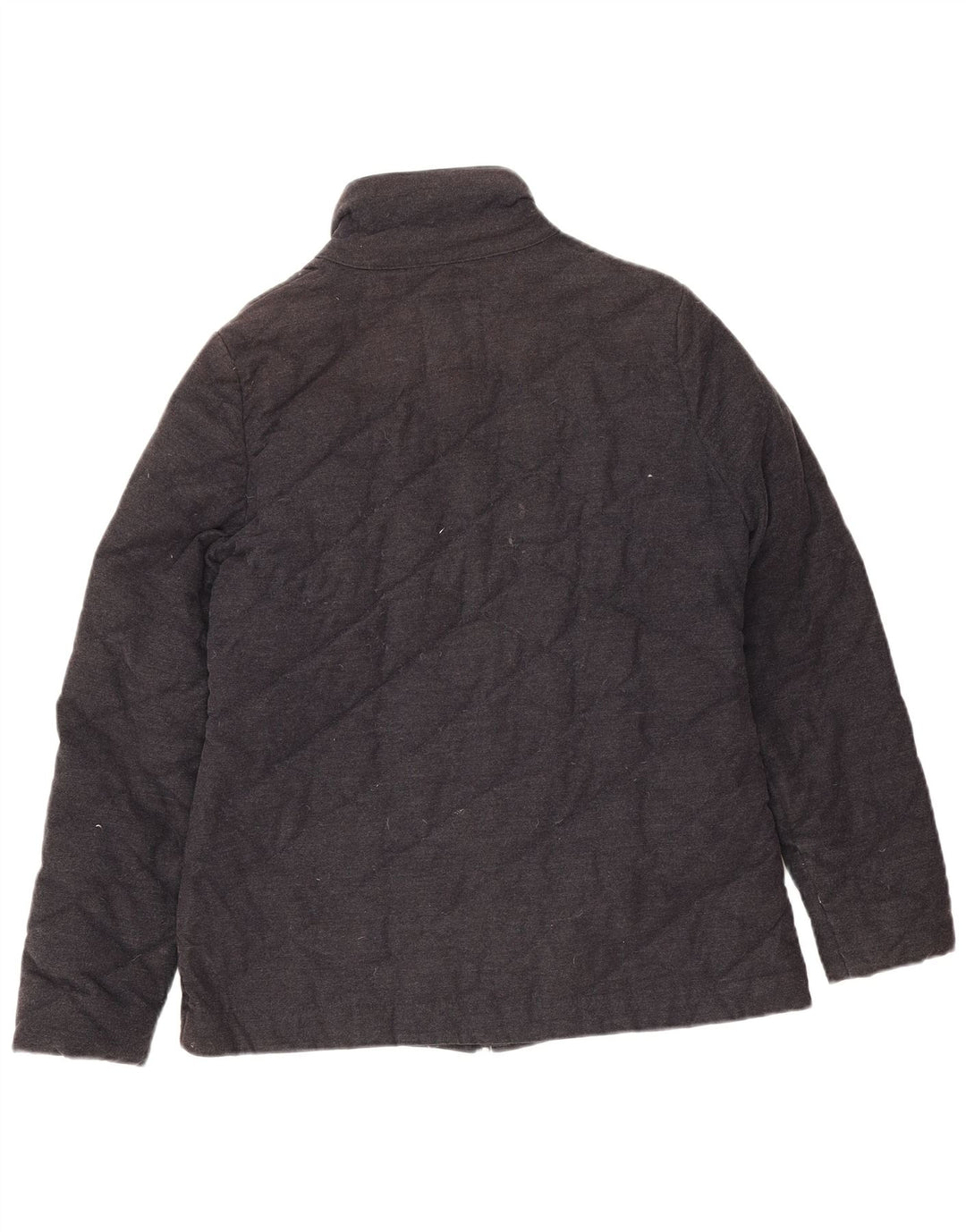 Crew Clothing Ženska prevelika prošivena jakna UK 10 Mala crna pamučna