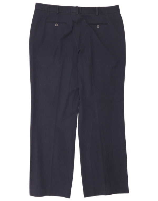 Brooks Brothers Ženske Caroline odijelne hlače UK 20 2XL 34 L33 Mornarsko plava