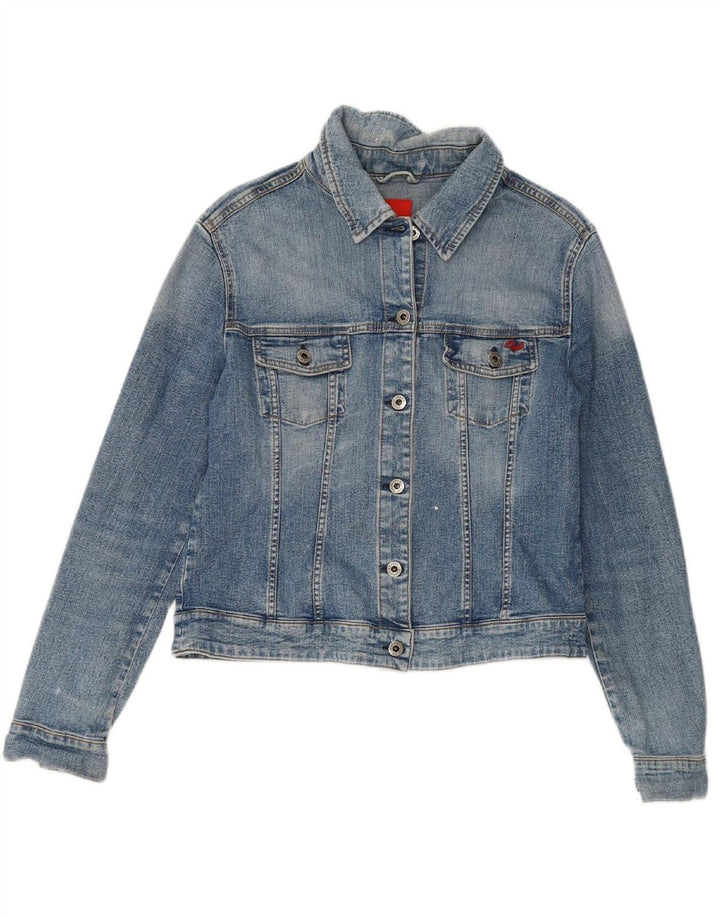 ESPRIT Womens Denim Jacket UK 20 2XL Blue Cotton