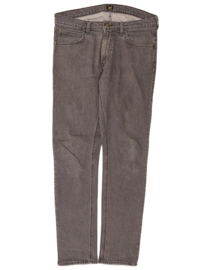 Lee Mens Luke Slim Jeans W34 L32 Sivi pamuk