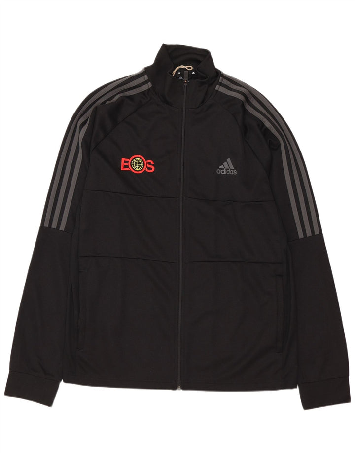ADIDAS Muška Aeroready Graphic Gornja jakna od trenirke Velika crna poliesterska