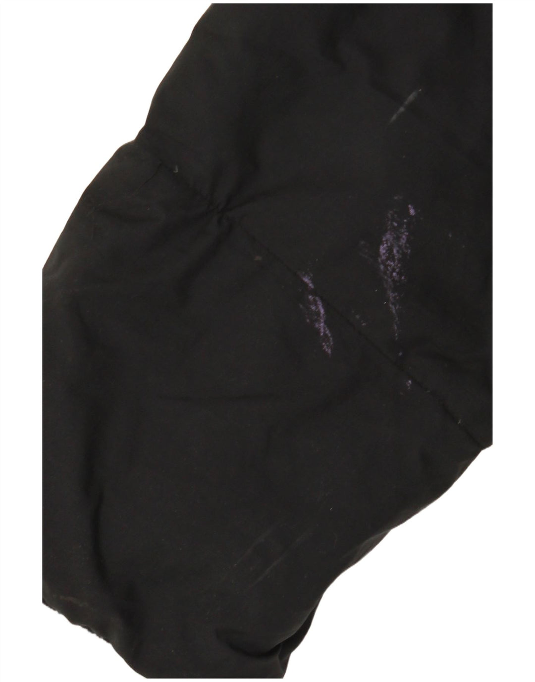 ADIDAS ženska velika jakna s kapuljačom i podstavljenom podstavom UK 10, mali crni poliester