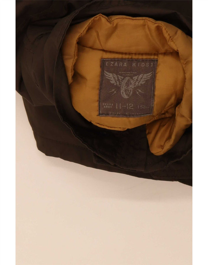 Zara Boys Utility jakna 11-12 godina smeđa najlon