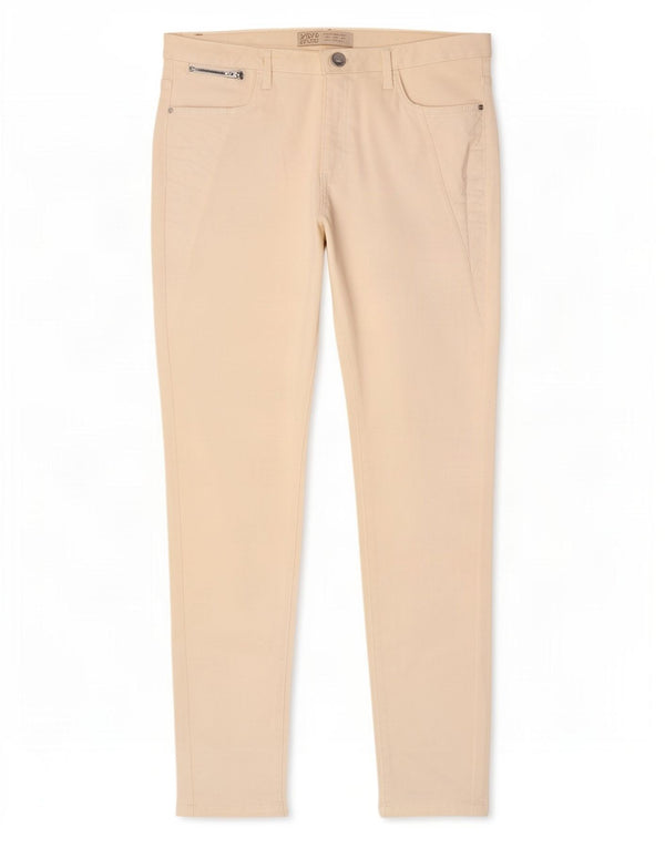 Zara Womens Skinny Jeans EU 42 Large W32 L28 Beige