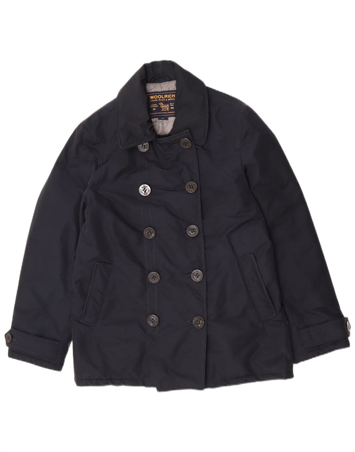 Woolrich ženski graškasti kaput UK 14 Srednje tamnoplavi