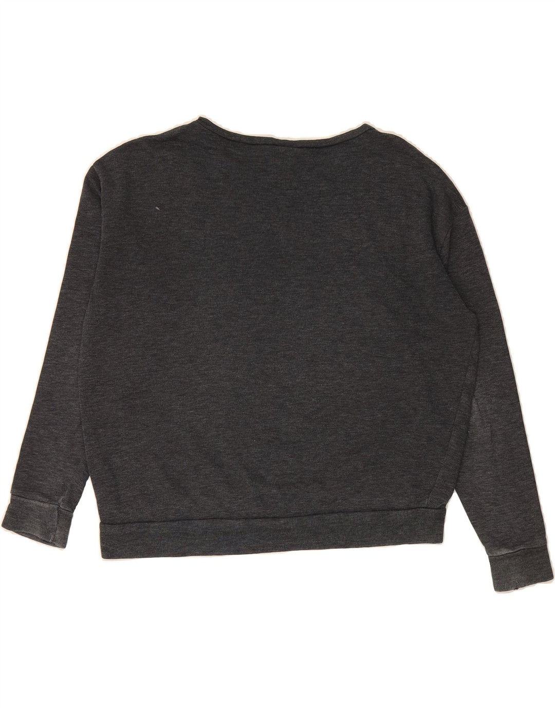 TOPSHOP Womens Oversized Top Long Sleeve UK 10 Small Grey Cotton Vintage Topshop and Second-Hand Topshop from Messina Hembry 