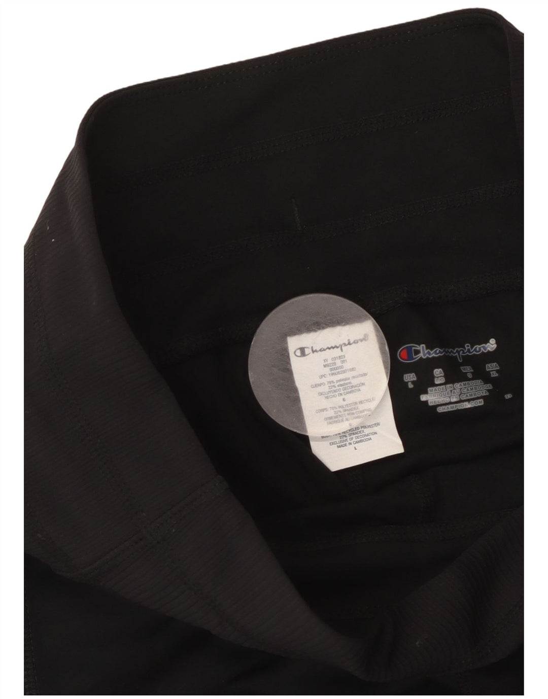 CHAMPION Ženske kapri tajice UK 14 Veliki crni poliester