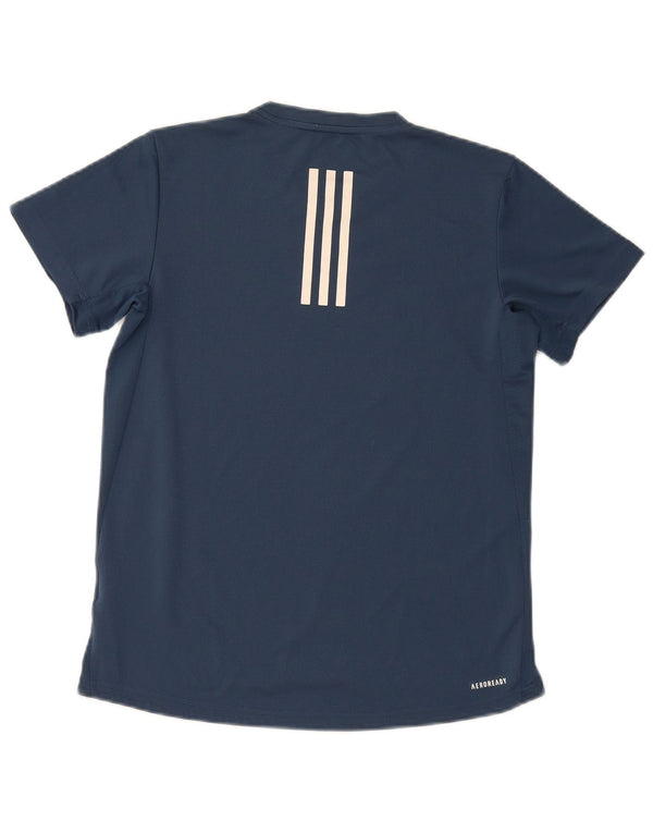 Adidas ženska majica kratkih rukava Aeroready UK 8/10 mala tamnoplava poliester