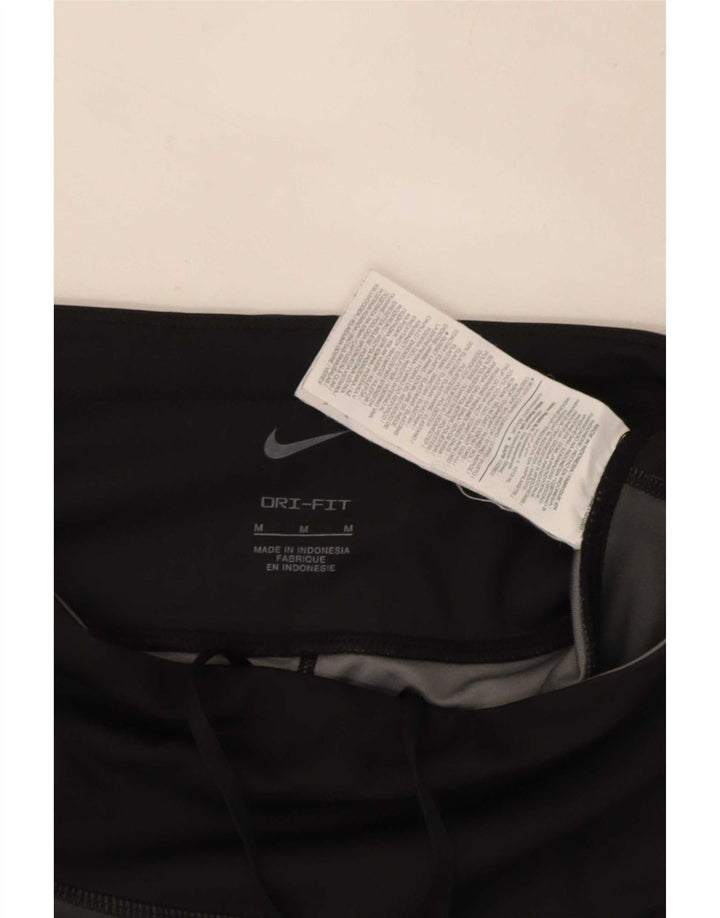 Nike Ženske Dri Fit Crop Leggings UK 12 Srednji crni poliester