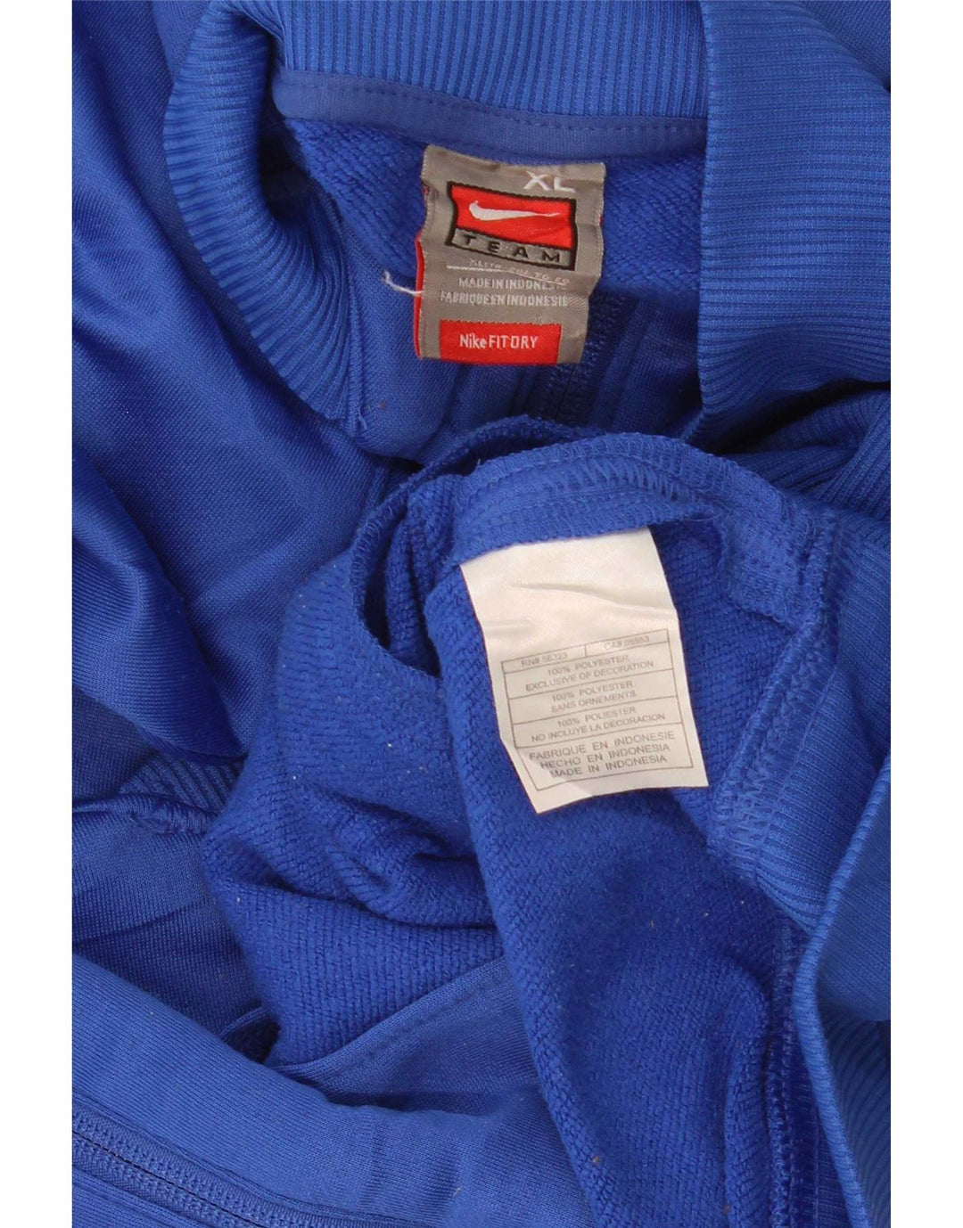 Nike ženska gornja jakna za trenirku UK 18 XL plavi poliester u boji