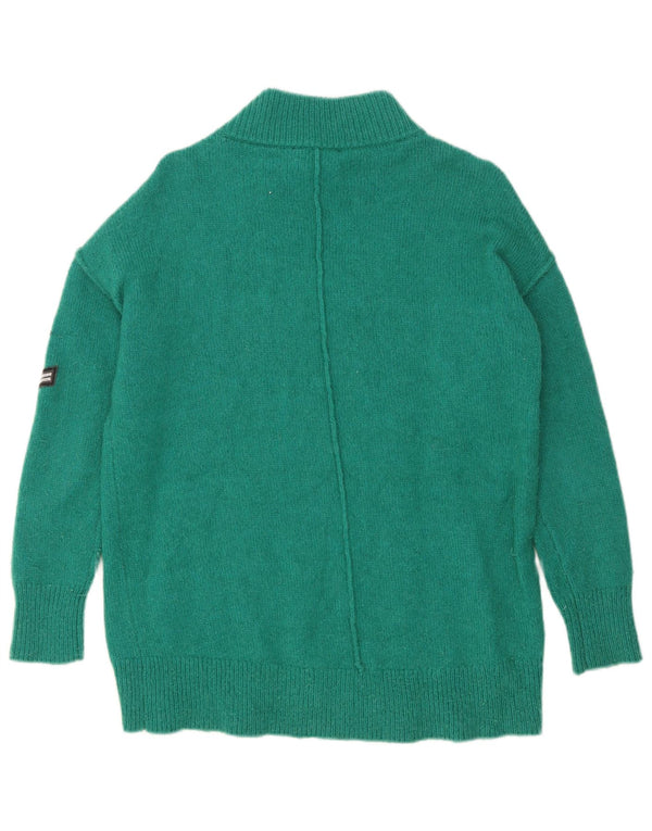 MINT VELVET Ženski veliki džemper s kornjačastim ovratnikom UK 10 Mali zeleni